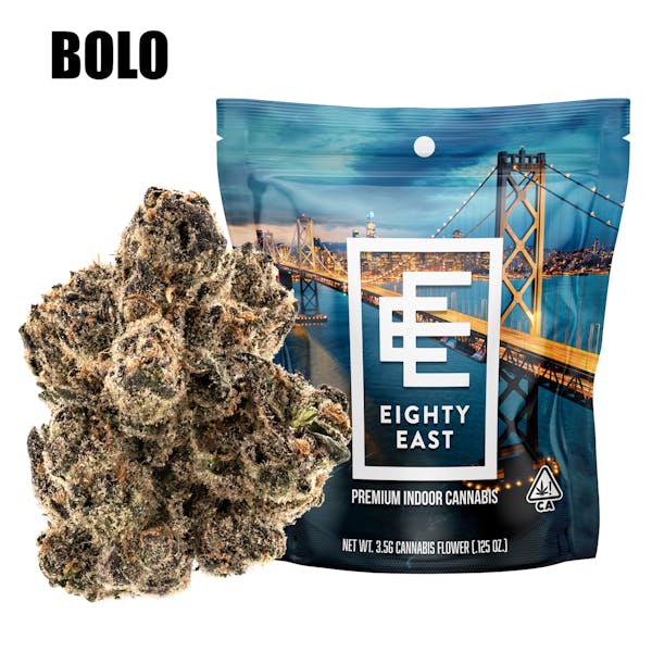 Top-shelf Bolo flower by Eighty East at Local Leaf